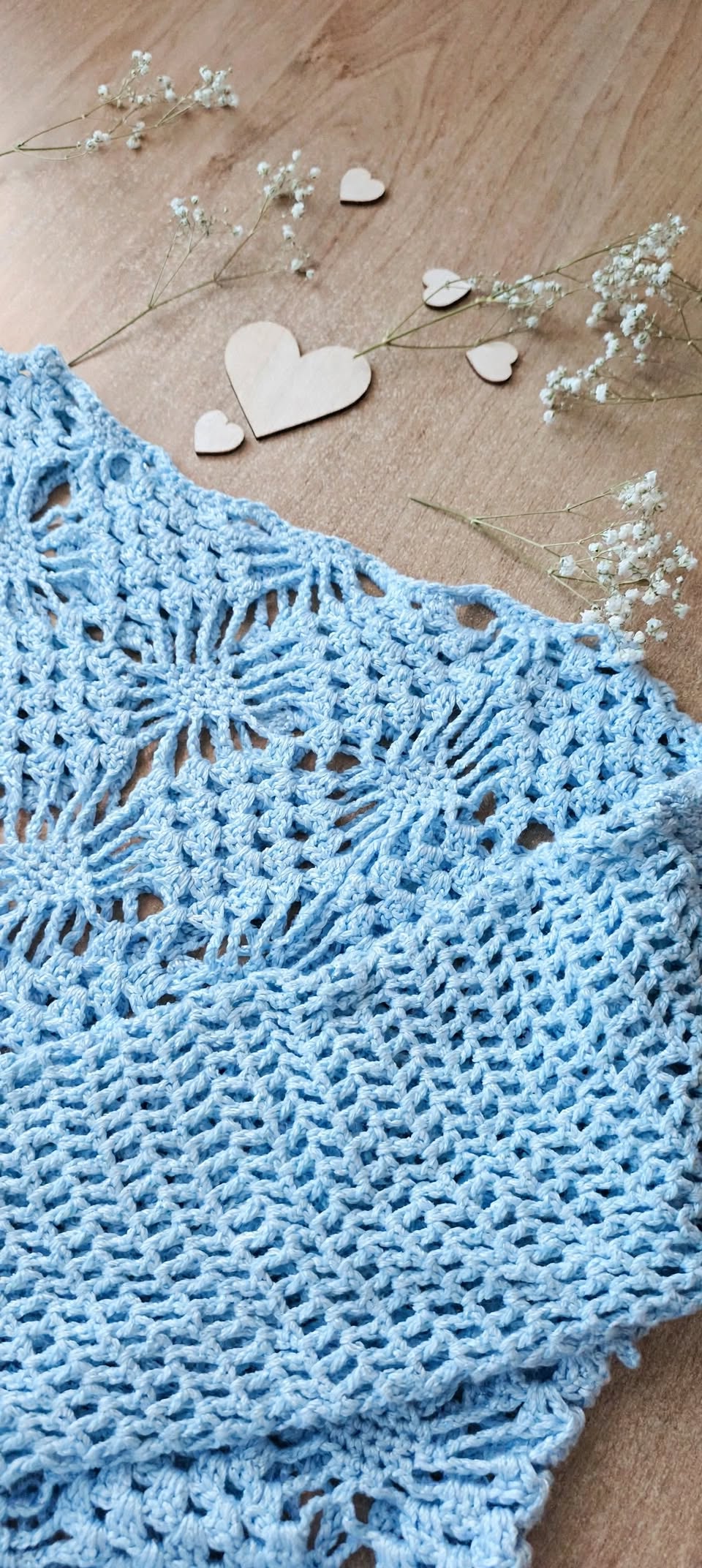 Croptop pulóver NEBO - baby blue bambusový / UNI