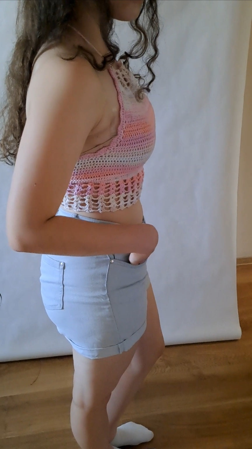 Melírovaný croptop