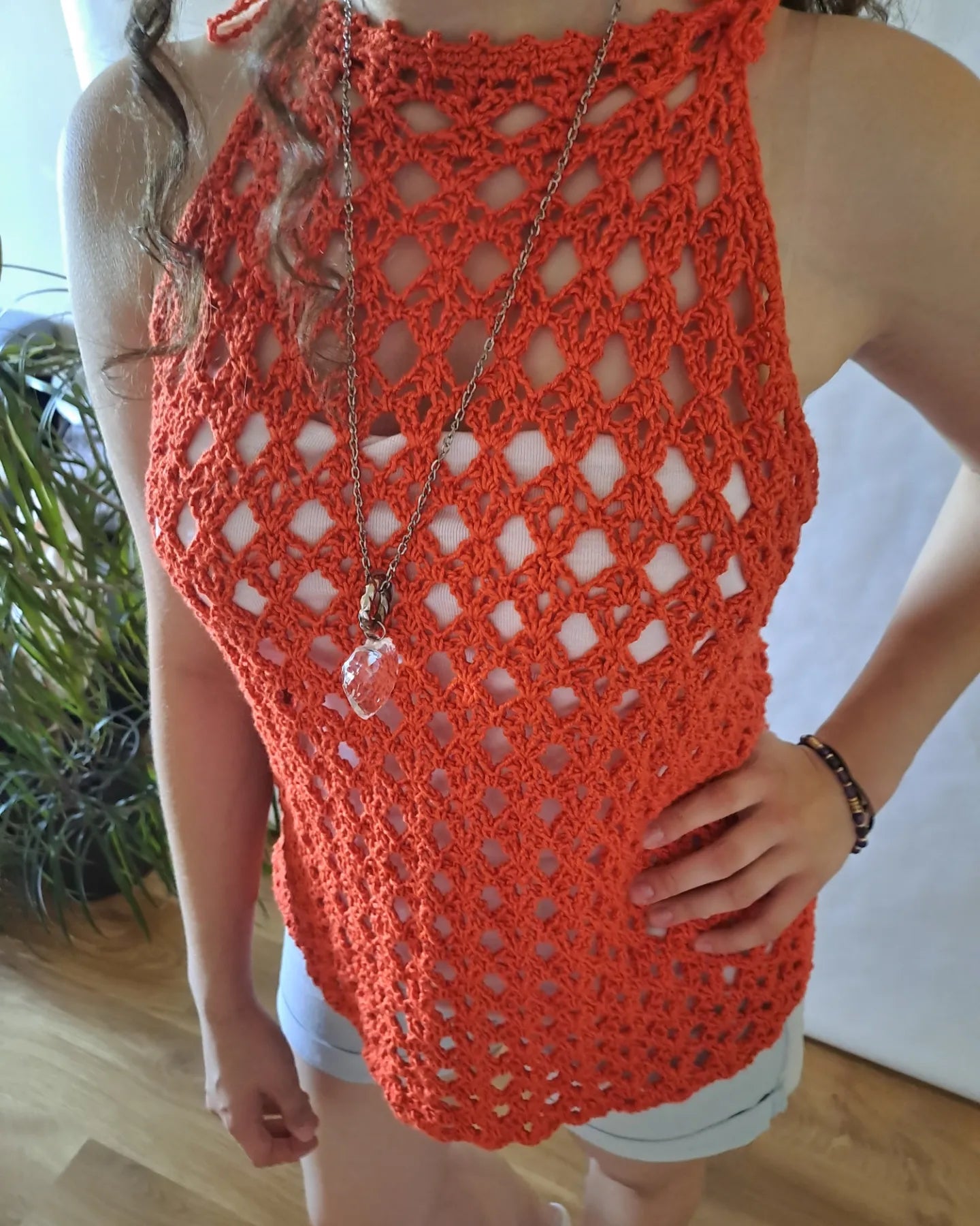 Orange top