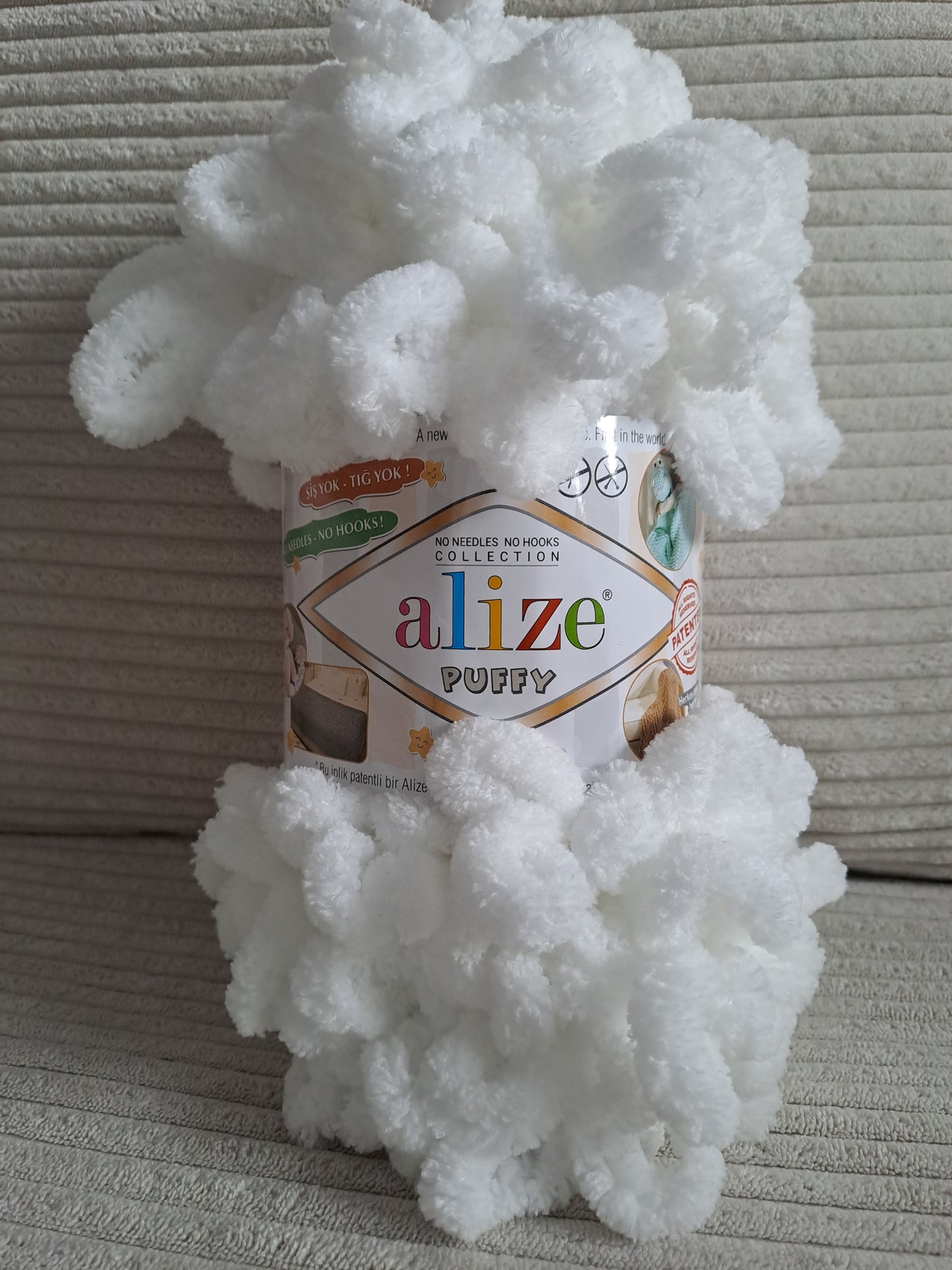 Alize puffy 55 biela