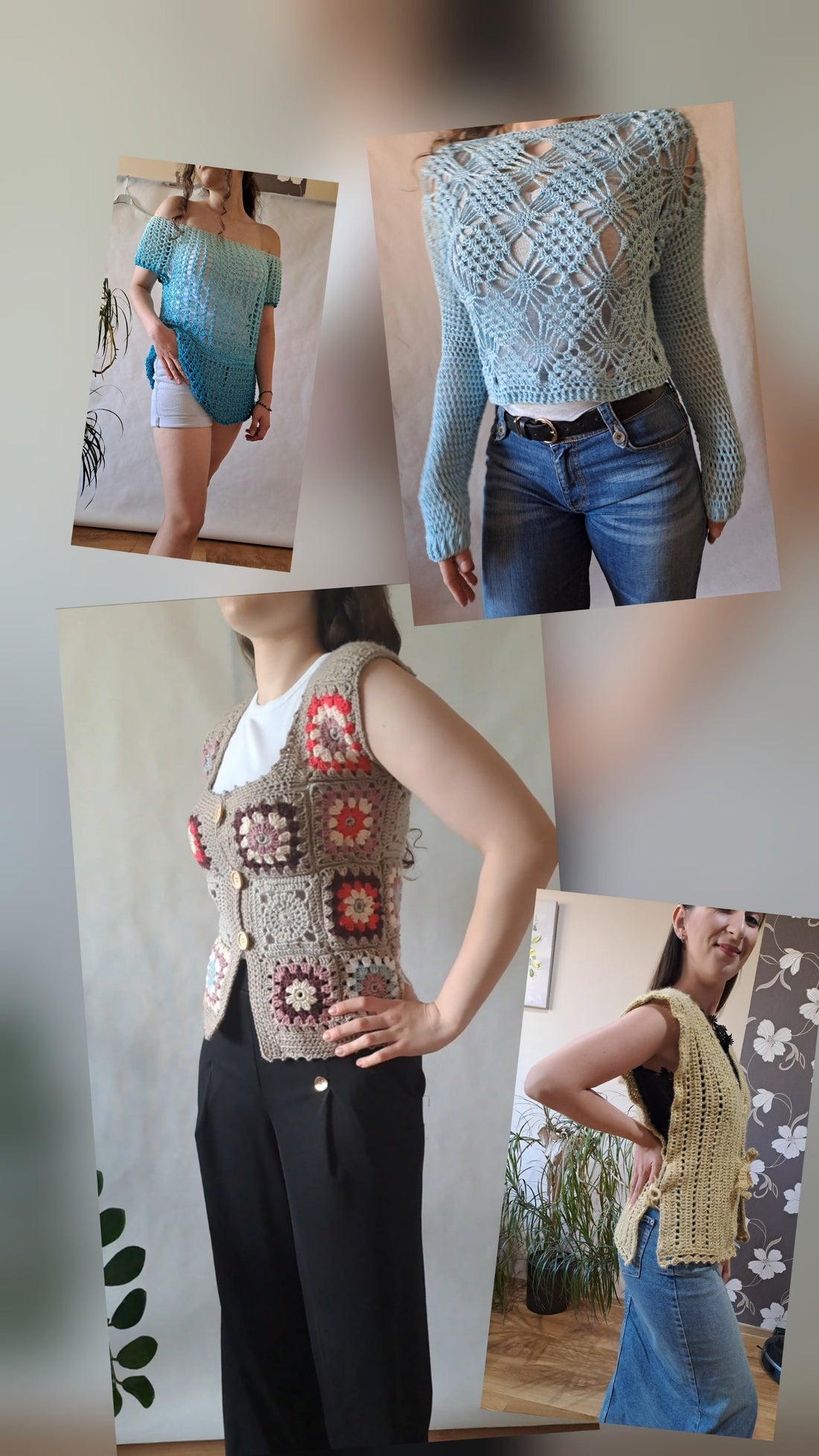 Ako nosiť háčkované oblečenie- od boho po mestskú eleganciu