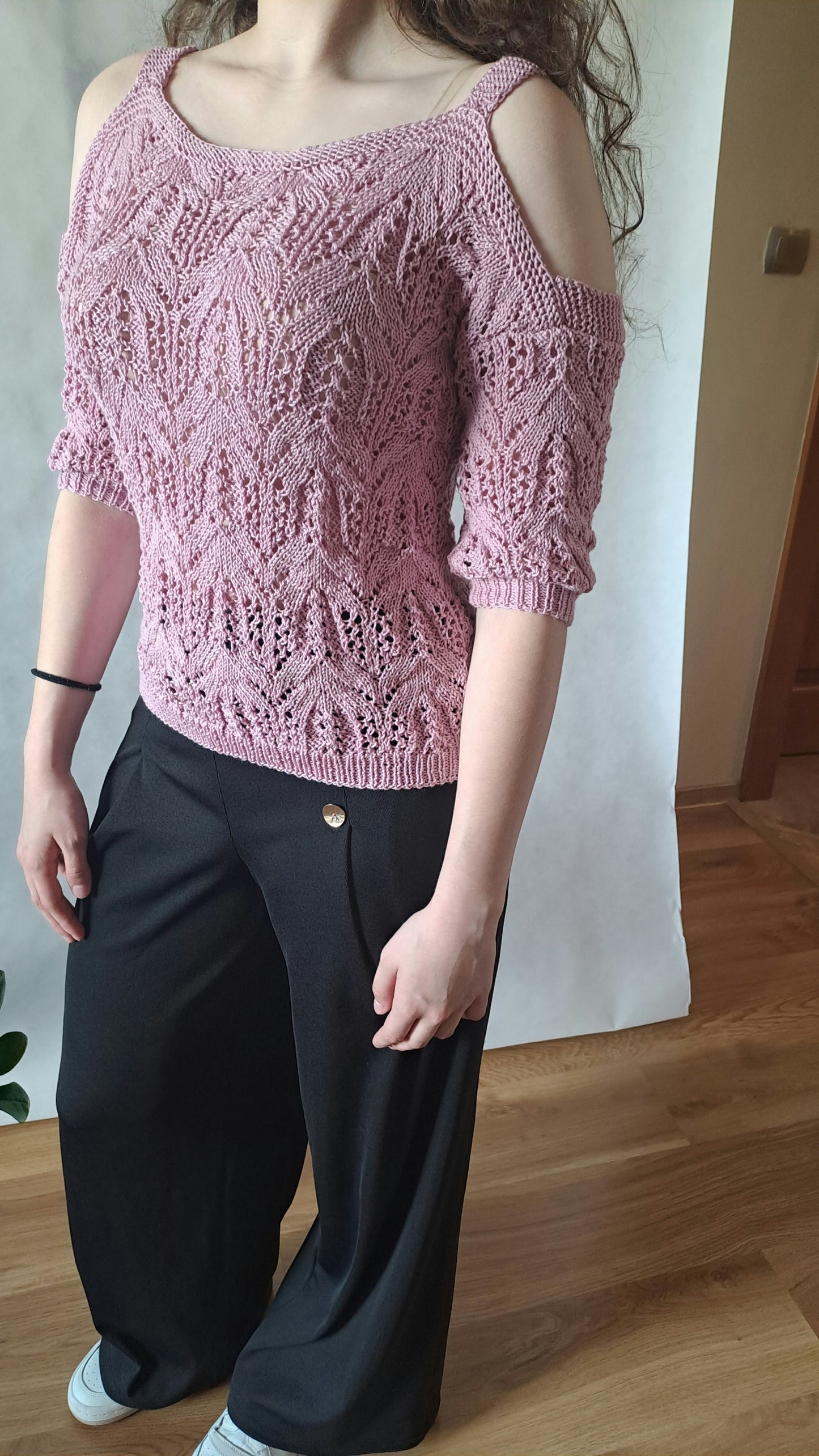 Ružový top
