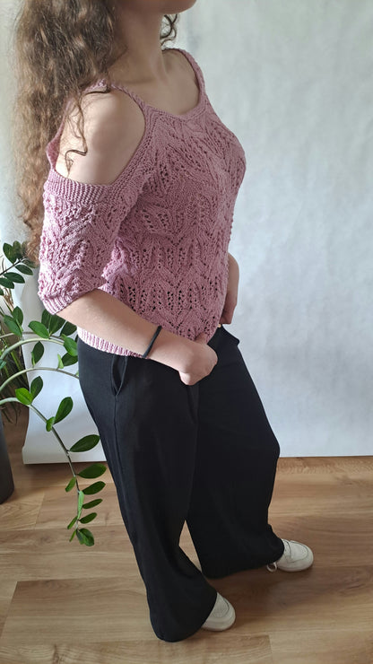 Ružový top