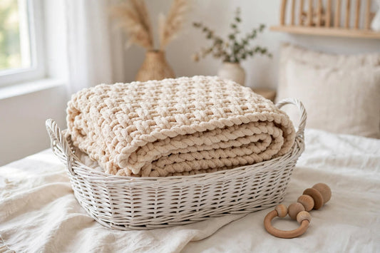🧸 Mäkučká handmade deka pre najmenších 💕