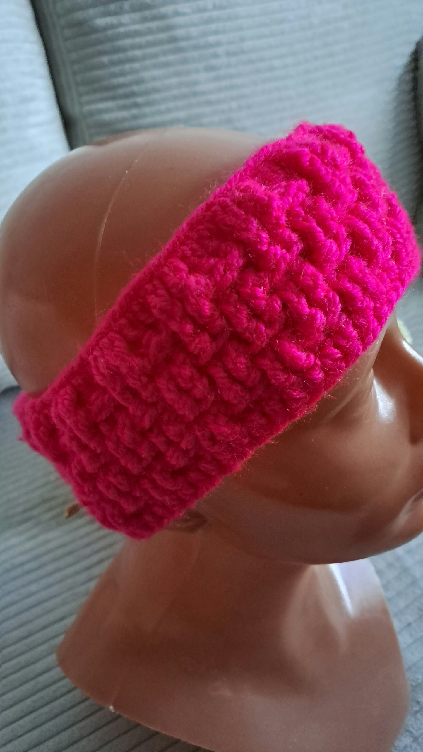 Rúžová čelenka s motívom