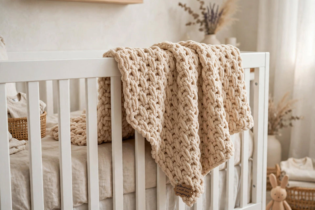 🧸 Mäkučká handmade deka pre najmenších 💕