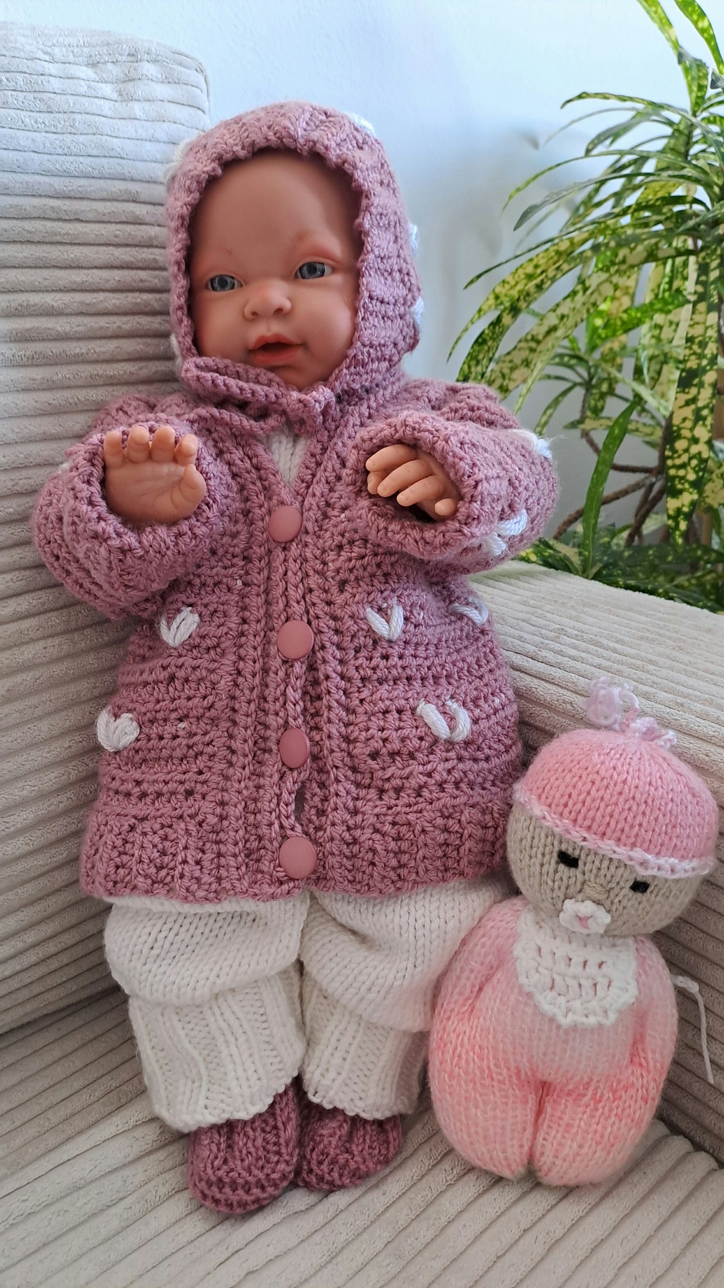 Srdiečkový ružový set